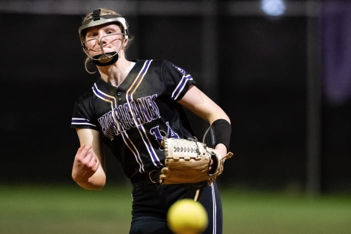 Leanna Bourdage is starring in the circle and at the plate as a freshman.